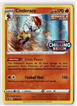 Cinderace - (Prerelease) SWSH112 SWSH: Sword & Shield Promo Cards Holo - Image 1