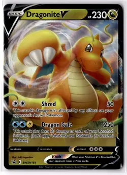 Dragonite V SWSH154 SWSH: Sword & Shield Promo Cards Holo - Image 1