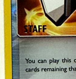 Pokemon League Cup Counter Catcher "STAFF" Gold Foil Stamp League Promo Card OOP - Image 2