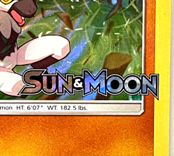 Pokemon Sun & Moon Passimian "STAFF" Gold Foil Stamp Prerelease Promo Card Nice - Image 3