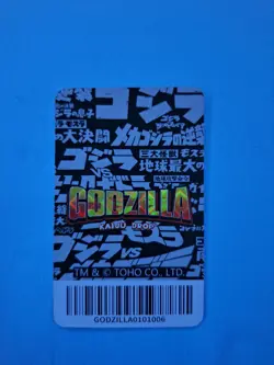 NEW Space Godzilla Kaiju Drop Card 1st Edition From Round 1 - Image 2