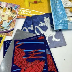 Pokemon Lot Japanese Books, Cards, Pikachu Light, Plushy, Legos And More - Image 3