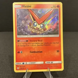 Victini 30/236 Cosmic Eclipse Holo Rare NM Pokemon TCG Card - Image 1