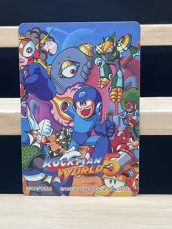 1995 Mega Man 5 Bandai Carddass No.174 Prism card Rockman CAPCOM - Image 4