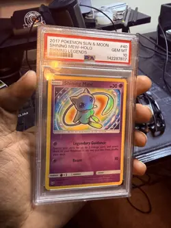 2017 POKEMON SUN & MOON SHINING LEGENDS #40 SHINING MEW-HOLO PSA 10 ENGLISH - Image 1