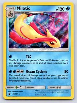 Milotic 27/111 Holo Rare Crimson Invasion Pokemon Holo Lightly Played - Image 1