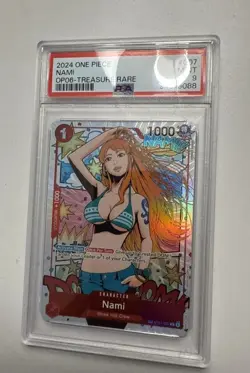 One Piece CCG Nami Manga Alternate Art OP01-016 Mint Condition ENGLISH - Image 1