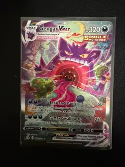 Gengar Vmax 271/264 Fusion Strike Secret Rare Alternate Art Pokemon Card NMM - Image 1
