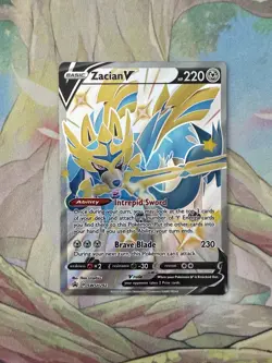 SWSH: Sword & Shield Promo Cards #SWSH292 Zacian V (Shiny) - Image 1