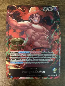 Portgas.D.Ace (2nd Anniversary Tournament) ST13-002 One Piece Promotion Card - Image 1