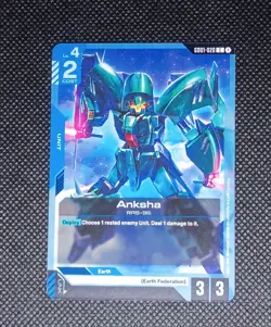 Anksha - GD01-020 NM - Gundam TCG Card Game - Image 1