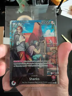 Shanks (2025 PSA Magazine Promo) OP09-001 One Piece Promotion Cards Foil - Image 2