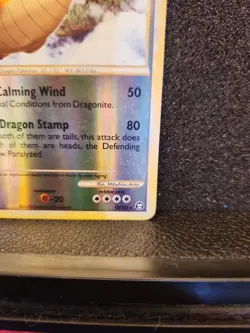 Dragonite Pokemon Card 18/102 Triumphant - Reverse Holo Rare - MP - Image 4