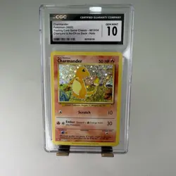 Charmander 001/034 Trading Card Game Classic Holo CGC 10 - Image 1