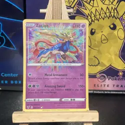 Pokemon TCG Zacian Vivid Voltage Holo Card 082/185 Rare NM/M Condition - Image 1