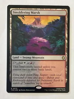 Smoldering Marsh (Surge Foil) Commander: Teenage Mutant Ninja Turtles Foil - Image 1