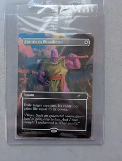 MTG Swords to Plowshares PSA May 2026 Promo Marvel Thanos Includes Magazine - Image 1