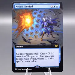 Access Denied (Extended Art) Normal 47 NEC Commander: Kamigawa: Neon Dynasty NM - Image 1