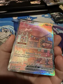 Mew EX 053 Scarlet & Violet Promo Holo Pokemon TCG Card Near Mint Condition - Image 5