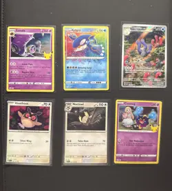 Pokemon Card Lot 6 Card Lot IR / Celebrations / Cosmos Holo / Amazing Rare - Image 2