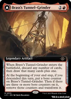 MTG Brass's Tunnel-Grinder (Extended Art) 373 The Lost Caverns of Ixalan DM M... - Image 1