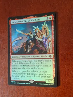 Inti, Seneschal of the Sun R The Lost Caverns of Ixalan 156 NM MTG Foil - Image 2