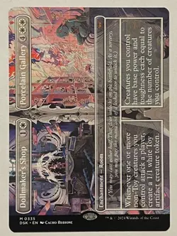 Dollmaker's Shop/Porcelain Gallery Borderless - Duskmourn: House of Horrors MTG - Image 1