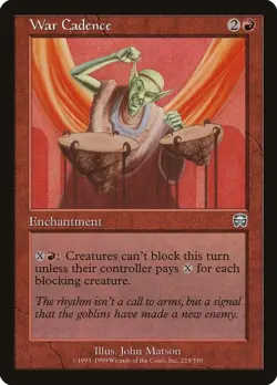 War Cadence - Mercadian Masques (MMQ) - Image 1