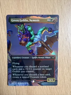 Green Goblin, Nemesis - Borderless - Foil - SPE - LP - Magic The Gathering NM - Image 1