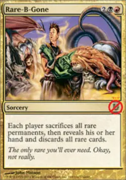 [1x] Rare-B-Gone Near Mint, English Unhinged MTG Magic - Image 1