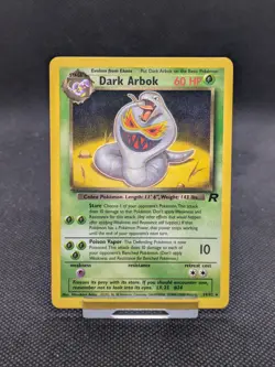 Dark Arbok 19/82 Non Holo Team Rocket Set Rare Pokemon Card LP EXCELLENT - Image 1