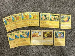 2007-2015 Pokemon Pikachu Card Lot – 13 Cards - Image 1