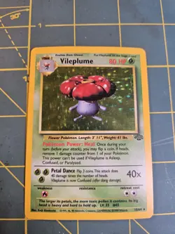 LOT OF 9 VINTAGE POKEMON CARDS LOT NM-LP | Holo Rare | Jungle, Fossil, Base Set - Image 3