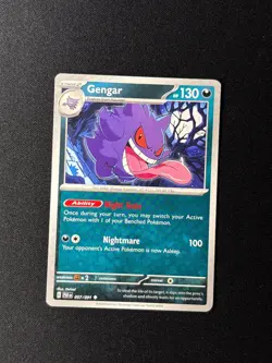Gengar 057/091 - Normal - SV: Paldean Fates - Uncommon - NM - Pokemon TCG - Image 1