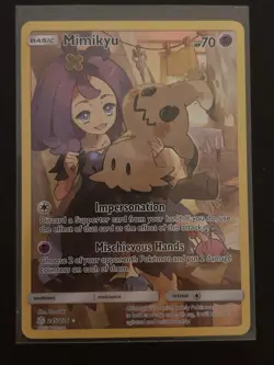 Pokemon Co. Mimikyu 245/236 Secret Rare Holo Full Art Cosmic Eclipse ENG 2019 - Image 1