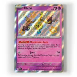 Pokemon - Klefki - 159/091 - SV Paldean Fates - Shiny Rare Card - Image 1