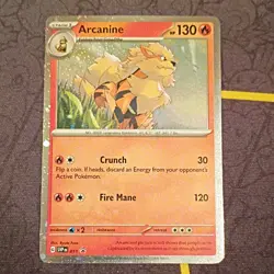 Pokemon TCG SVP Black Star Promo Arcanine SVP011 2023 HP 130 Cosmos Holo - Image 1