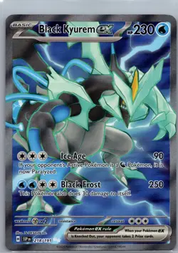 BLACK KYUREM EX 218/191 ULTRA RARE SURGING SPARKS POKEMON NM - Image 1