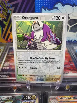 Oranguru 156/191 Reverse Holo Common Pokemon TCG S&V Surging Sparks - Image 1