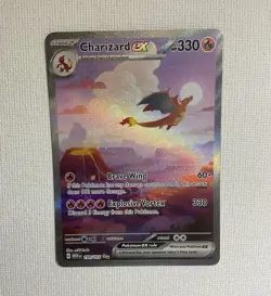 Charizard ex 199/165 Sv: Scarlet & Violet 151 SIR Holo 330 HP - Image 1