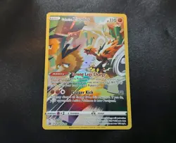 Galarian Zapdos SWSH283 Full Art Black Star Promo Pokemon Card NM - Image 1