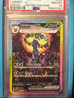2025 Pokemon Prismatic Evolutions Umbreon ex #161/131 PSA 10 GEM MINT - Image 1
