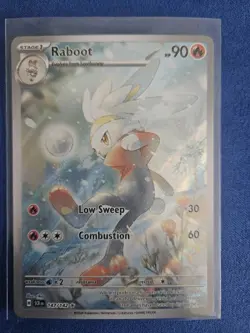 Pokemon Raboot 147/142 Sv07: Stellar Crown Illustration Rare Full Art Holo - Image 1