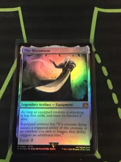 MTG Magic The Gathering The Masamune Foil FIN Rare Artifact Final Fantasy - Image 1