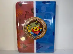 Pokemon Center Fossil Museum Zip Binder Pikachu Full Zip 9-Pocket Portfolio Seal - Image 2