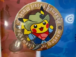Pokemon Center Fossil Museum Zip Binder Pikachu Full Zip 9-Pocket Portfolio Seal - Image 3