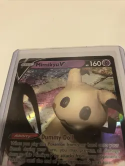 Pokemon TCG Mimikyu V Sword & Shield: Brilliant Stars 068/172 Holo Ultra Rare NM - Image 3