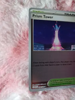 Pokemon Prism Tower - Reverse Holo Uncommon ME04: Chaos Rising 080/086 NM - Image 2