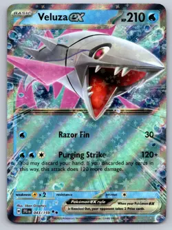 Veluza ex 043/159 Double Rare Journey Together Pokemon Holo Near Mint - Image 1