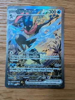 Greninja ex - SVP132 Black Star Promo Special Illustration Pokemon - NM - Image 1